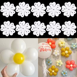 Other Event Party Supplies Flower Modelling Balloons Clip Daisy Decoration Wedding Baby Shower Background Accessories Plum 230905