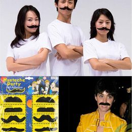 Whole- 1 Set of 12 Stylish Costume Party Fake Moustache Moustache LOVELY270j