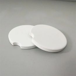 Sublimation Ceramic Coaster Car Coaster For DIY Heat Printing Transfer Thermal Transfer Cup Pad Ceramic Mat ZZ