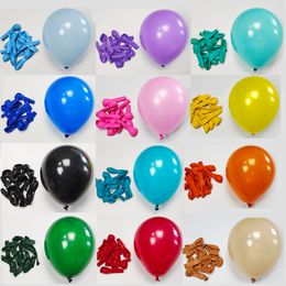 Other Event Party Supplies 3050100pcs Balloons Matte Round Globos Macaron Latex 5inch Pastel Balloon Wedding Birthday Baby Shower Decor 230905