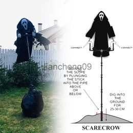 Party Decoration New Halloween Scream ScareCrow ghost robe scarecrow bird pastoral protection scream ghost x0905