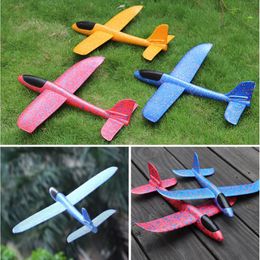 50CM Big Foam Plane Glider Hand Throw Airplane Light Inertial EPP Bubble Planes Outdoor Launch Kids Toys for Children Boys Gift