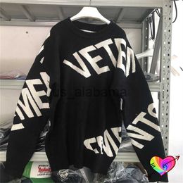 Men's Hoodies Sweatshirts 2023 White Large Sweater Men Women 1 1 Crew Knit Sweater Oversize Patch Mark Sweatshirts VTM Pullovers x0905