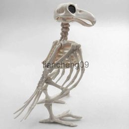 Party Decoration Crazy Bone Skeleton Raven Plastic Animal Skeleton Bones Horror Halloween Decoration Halloween Prop Bird Crow Skeleton Decoration x0905