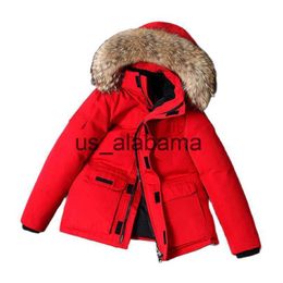 Men's Down Parkas Winter White Du Down Jaet Men Women Puffer Parkas Hooded wi Fur Collar Men's Coat Male Quality Coats 2023 Winter Brand x0905