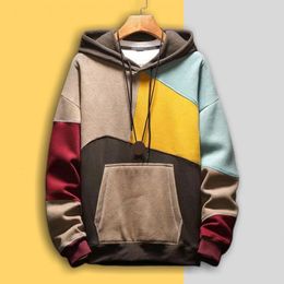 Men's Hoodies Sweatshirts Winter Hoodie Big Pocket Spring Hoodie Hat Thermal Chic Young Style Winter Hoodie 230905