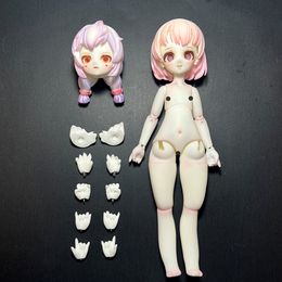 Dolls GaoshunBJD 16 sio2 Arc puppet cat resin two face Multiple play methods Comic style toy present 230904