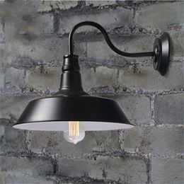 Vintage Idustrial Retro Age Simple Style Barn Wall Lamp Sconce Indoor Outdoors Light pulley B&B restaurant bar lighting corridor a226c