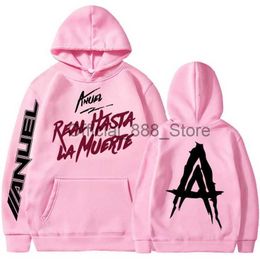 Neue Anuel AA Gedruckt Hoodies Mantel Real Hasta La Muerte lässige Trainingsanzug Kostüm Männer Frauen Kleidung Anime Pullover Hoodie x0831