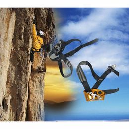 Carabiners Adults Left Right Foot Ascender Tree Rigging Arborist Caving Safety Equipment Anti-dropping Protector Climbing Accessory 230905