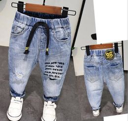 Jeans Children's pants kids pants baby boys jeans children jeans for Baby boys denim pants toddler clothing 2-7 Years 230904