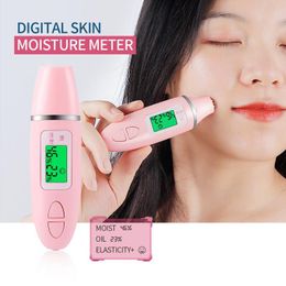 Face Care Devices Analyzer of Oil Skin Contents LCD Pressure Digital Gravity Neon Detector Treatment Monitor 230904