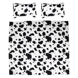 Quilts 3PcsQueen Size Bed Set Modern Bedding Milk Kids Pillowcase with 230904