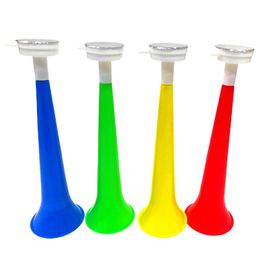 Cheerleading Practical Cheer Plastic Horn Plastic Soccer Game Cheerleading Props For Fans For Kids Trumpet Soccer Cheer Horn Appliances 230904