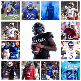 Kansas Jayhawks Football Jersey 25 Kaleb Purdy 2 Lawrence Arnold 5 Doug Emilien 26 Krishawn Brown 5 O.j. Burroughs 7 Gage Keys 52