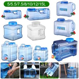 Attrezzatura per l'idratazione Capacità 5/7,5/8/10/12/15 litri Secchio per acqua da esterno Secchio per acqua da guida portatile Contenitore per serbatoio portatile con rubinetto per campeggio 230905