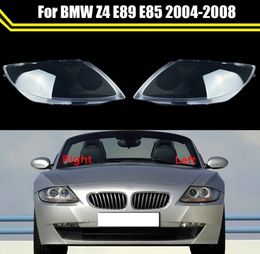 Car Replacement Lampcover Headlight Caps Cover Lampshade Lamp Case Glass Lens Shell For BMW Z4 E89 E85 2004-2008