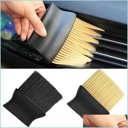 Car Sponge Air Conditioner Cleaner Brush Outlet Cleaning Detailing Dust Soft Keyboard Toolcar Drop Delivery Automobiles Motorcycles Ca Dhv7B