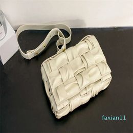 Fashion Shoulder Bags Genuine Leather Bag Authentic Luxury Brand Designer Woven Lady Socialite Handbags For Women