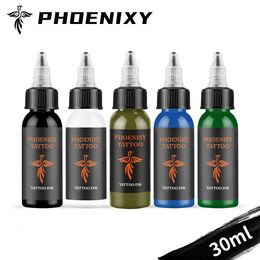 Other Permanent Makeup Supply Pigment For Tattoo 30ml Pigments Permanent Makeup Tattoo Black Ink 10Color Pigments Beauty Makeup Body DIY Art Tattoo Paint 230905