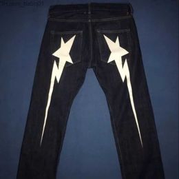 Men's Jeans Y2k Jeans Star Graphic Print Baggy Jeans Denim Pants Women Men Harajuku Hip Hop Punk Rock Gothic Wide Leg Trousers Streetwear T230905