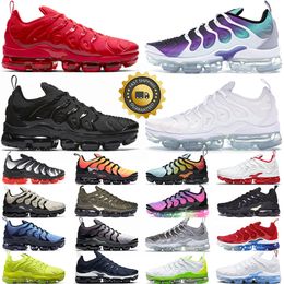 2024 TN Plus tns running shoes for men women Triple Black White Cherry Red Blue Hyper Violet Grape Shark mens womens trainers outdoor sports sneakers