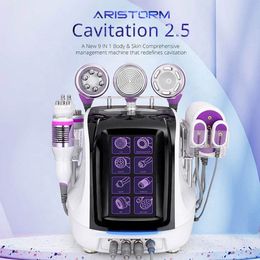 6 in 1 ultrasound 30khz cavitation facial skin lifting Skin Tightening Cellulite Reduction 40k 80k vacuum cavitation RF beauty machine Sculpting and slimming