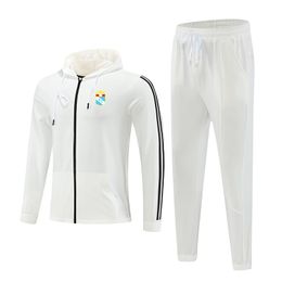 Sporting Cristal Men's Tracksuits outdoor sports warm long sleeve clothing full zipper With cap long sleeve leisure sports suit