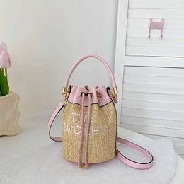 Sunmmer Straw Tote Bag Totes Classic Letter Print Bucket Bag Women Crossbody Bags Fashion Designers Handbags Wallet All-match Embroidery Beach Bag