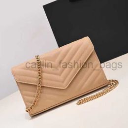 Bags Woc Chain Designer Women Hand Purse Original Box Genuine Leather ii Envelope Flap Magnetic Closure Black yslii bag designer bag caitlin_fashion_bagss1