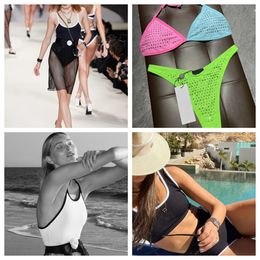 Sommer-BH-Sets Sunshine Damen-Sport-Yoga-Unterwäsche-Badeanzug-Designer-High-End-Luxus-Bikini C-Buchstabe Diamond Stitching sexy einteiliger Badeanzug zweiteilige Bikinis