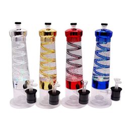 Latest Colourful Innovative Bong Pipes Kit LavaLamps Style Glass Philtre Handle Funnel Bowl Easy Clean Herb Tobacco Cigarette Holder Smoking Handpipes DHL