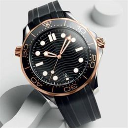 s Mens Watches For Men Professional Sea Diver Watch Automatic Movement 42mm Ceramic Bezel Master Waterproof Watches270e