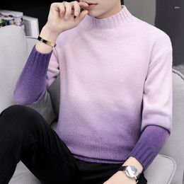 Men's Sweaters Men Sweater Korean Style Clothes Long Sleeve Top In Knitwears Selling Products Pullover Knit Man 2023 Autumn