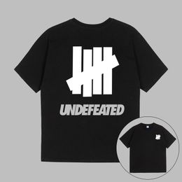 New Undefeated Men's Designer T Shirt Mens T-Shirts Loose Breathable Oversize Men Women Soft Short Sleeve Size S-2Xl 100% Undefined Casual T Shirt 391