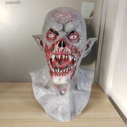 Party Masks Halloween Mask Horror Vampire Dress Up Accessories Carnival Party Demon Cosplay Horror Headgear T230905