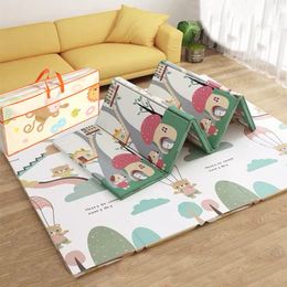 Play Mats 1cm Thickness Baby Play Mats Xpe Puzzle Children's Mat Thickened Tapete Infantil Baby Room Crawling Pad Folding Mat Baby Carpet 230905