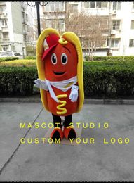 hotdog mascot costume hot dog cartoon character anime theme kits fancy dress carnival costume 41735