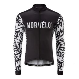 Cycling Shirts Tops Arrival Morvelo Cycling Jersey Long Sleeve POO Team Autumn Bike Clothing Bicycle Maillot MTB Clothes 230904