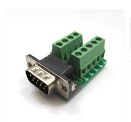 DB9-G2 DB9 Adapter Board RS232 Male Converter Terminal Solderles Serial Riveted