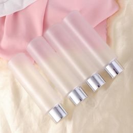 Storage Bottles 4 Pcs Travel Containers Plastic Empty Caps Shampoo Liquid Toner