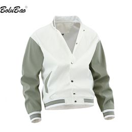 Mens Jackets BOLUBAO Brand Bomber Jacket For Men SingleBreasted SlimFit Coat High Quality Streetwear Casual Sports Male 230904