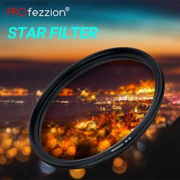 Filters Star Filter 4 6 8 Star Line Camera Lens Filter Photography Accessories for Nikon 49 52 55 58 67 77mm Q230905