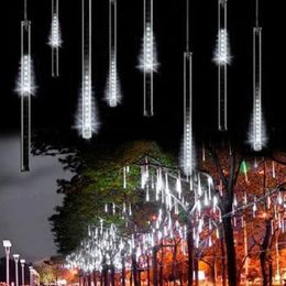 Connectable Multi-color Meteor Tube Meteors Shower Rain String LED Christmas Light Wedding Party Garden Xmas Strings Lights Outdoo205I