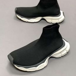 Designer 3XL Sneaker Sock Knit Boots Casual Shoes For Women Mens Luxury Tripler Black White Platform Vintage Trainers Runner Shoes 36-46 With Box NO467