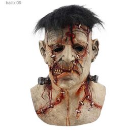 Party Masks Frankenstein Mask Devil Monsters Cosplay Masks Zombie Evil Latex Masques Anime Face Mascaras Halloween Props T230905