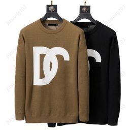 Sweater de designer de 23ss, homens e mulheres gradiente de luxo Jacquard S Letters S Paris Fashion Top Street Street Sleeves Long Sweaters Camisa M-3xl