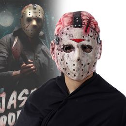 Party Masks Movie Jason Voorhees Terror Mask Ghost Festival Party Adult Latex Headgear Full Face Helmet Halloween Cosplay Costume Accessorie 230905