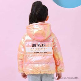 Down Coat Autumn Baby toddlers Warm Down Cotton Jackets Hooded Coats Children's Jacket Kids Clothes Girl Winter Boy Outerwear 1-8Y R230905