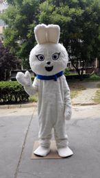 white plush bunny mascot costume white rabbit custom adult size cartoon character kits mascotte carnival costume41221